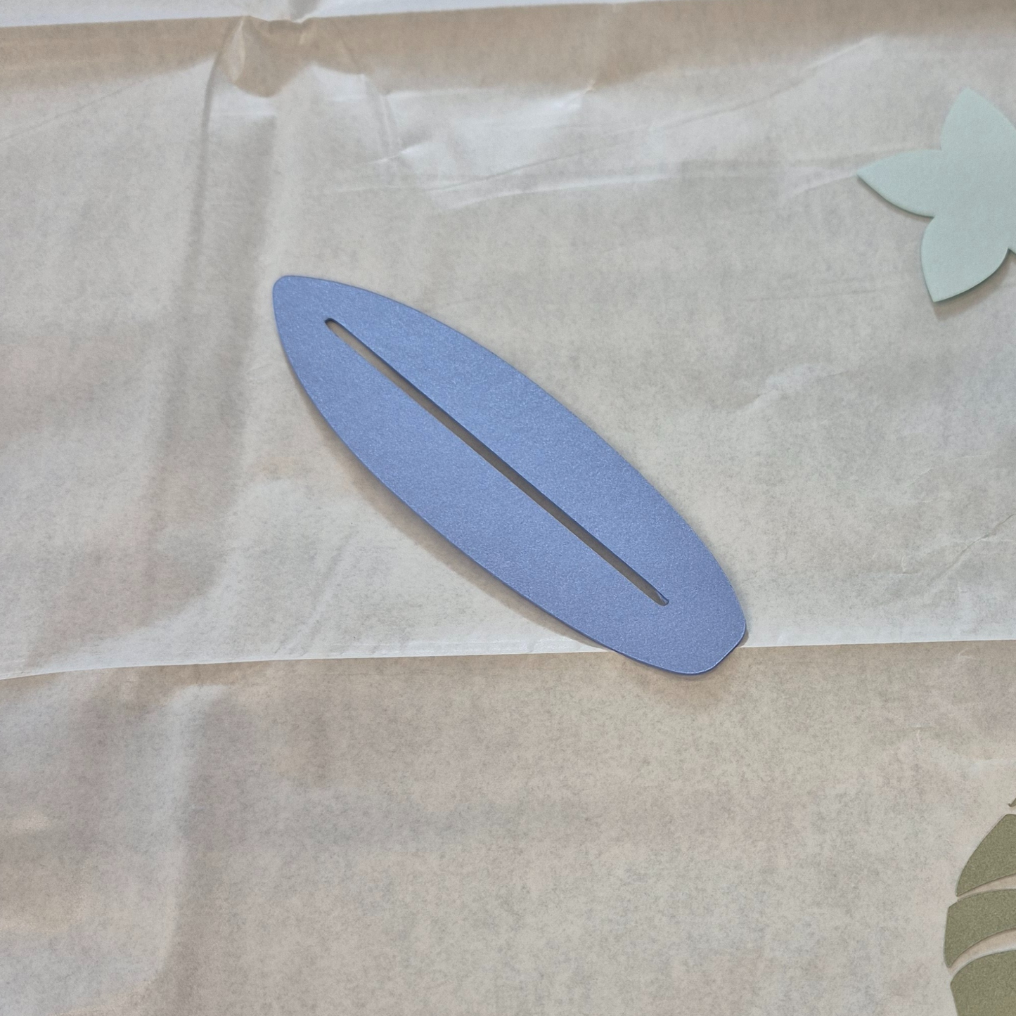 Blue Surfboard Table Accents