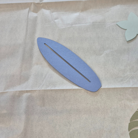 Blue Surfboard Table Accents