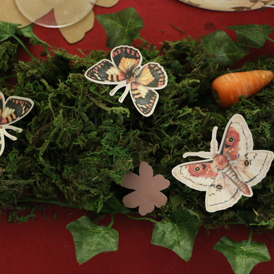 Die Cut Butterfly and Moth Table Accents