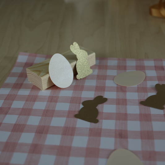Easter Bunny and Egg Artisan Table Confetti