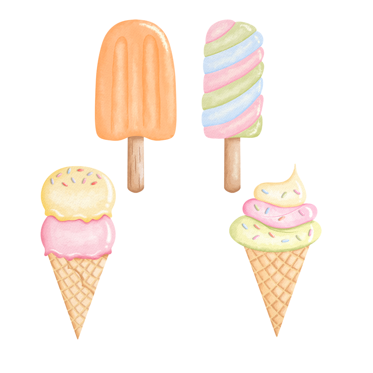 Ice Cream Party Decor Bundle