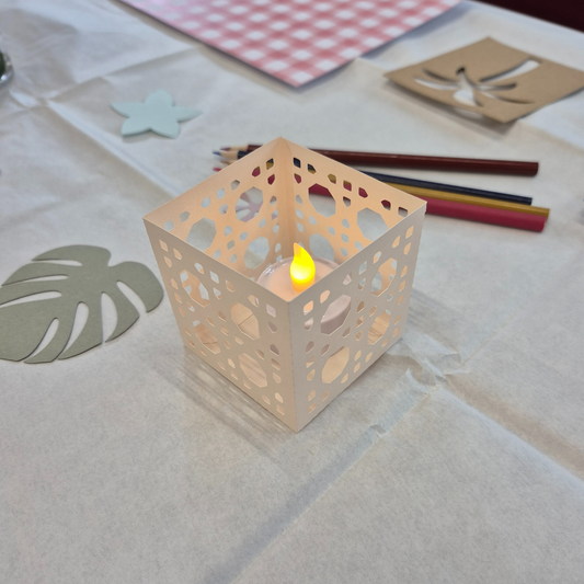 Rattan LED Tealight Lanterns