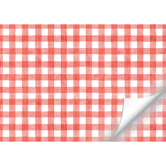 Red Gingham Placemat Pad