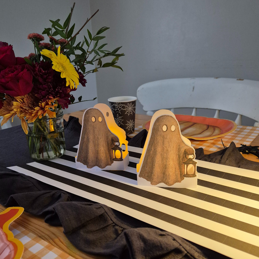 Halloween Ghost LED Tealight Lanterns