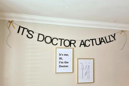 Our It's Doctor Actually Graduation Celebration