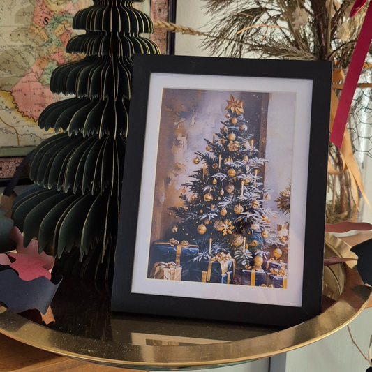 Oh Christmas Tree Framed Art Print 7" x 9"