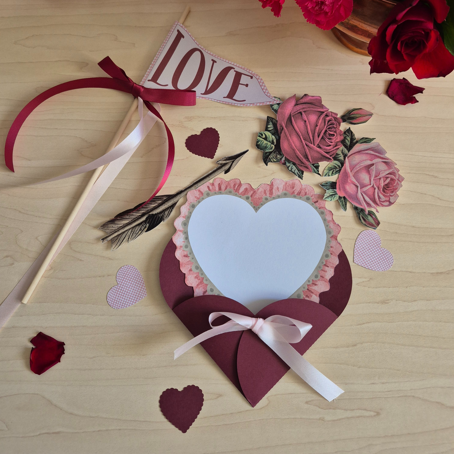 Pocket Heart Valentine Card