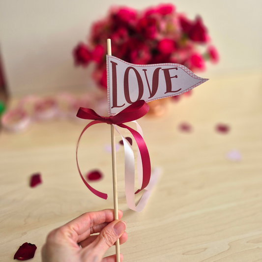 Mini Love Pennant Flag