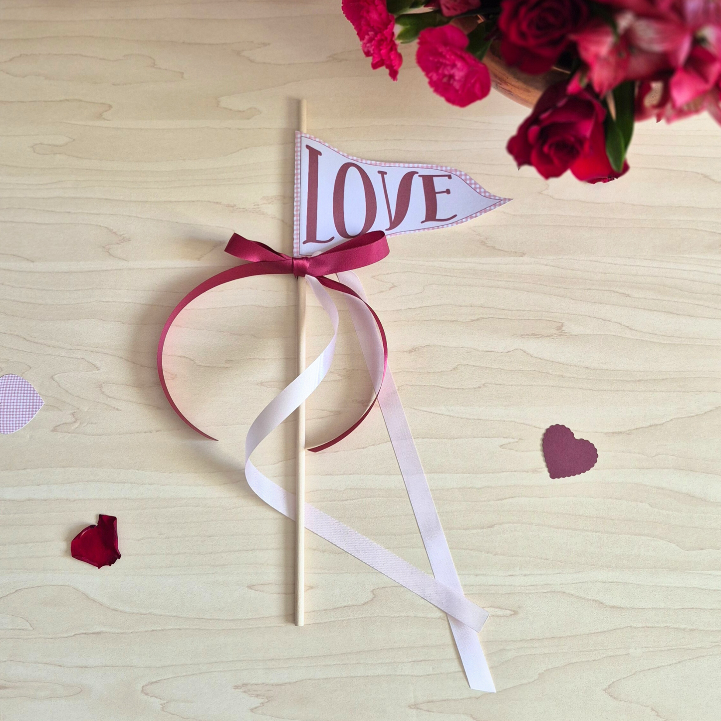 Mini Love Pennant Flag