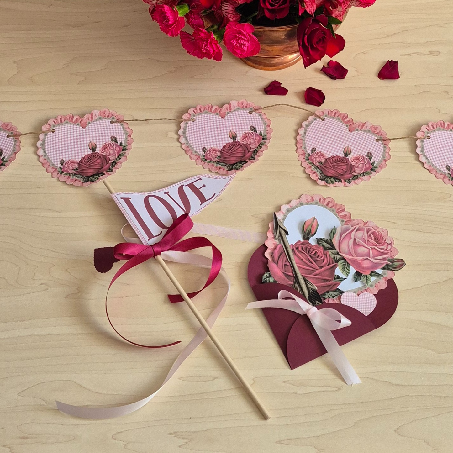 Mini Love Pennant Flag