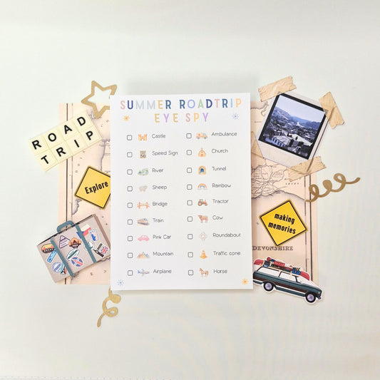 Road Trip Eye Spy UK/EU - Printable
