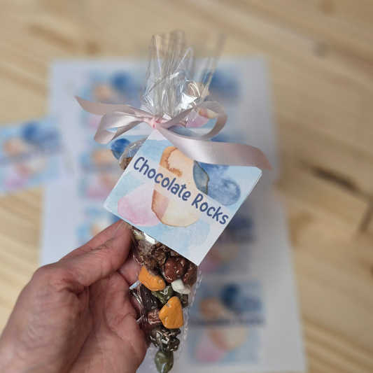 Chocolate Rocks Tags - Printable