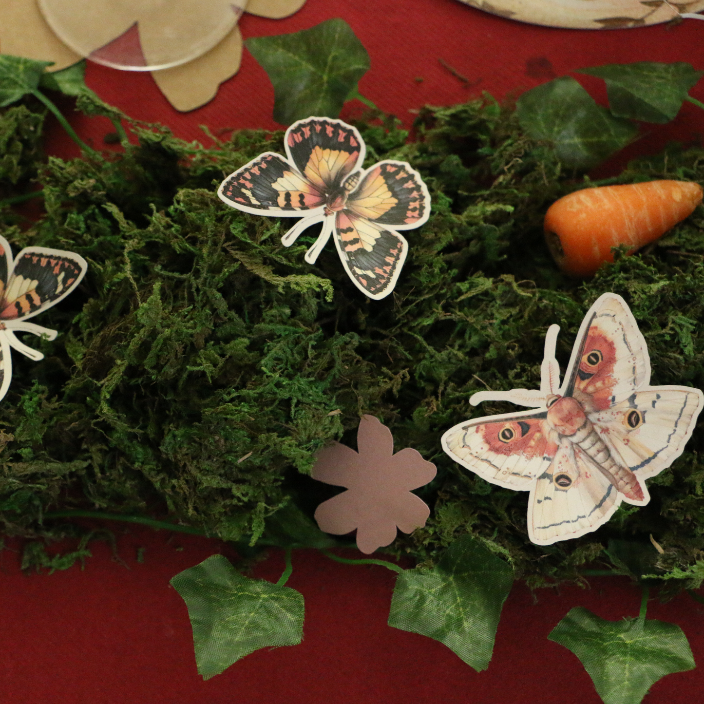 Die Cut Butterfly and Moth Table Accents