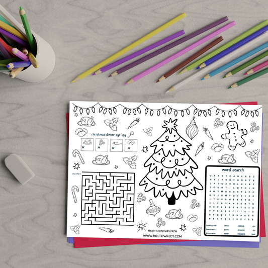 Christmas Activity Sheet - Printable