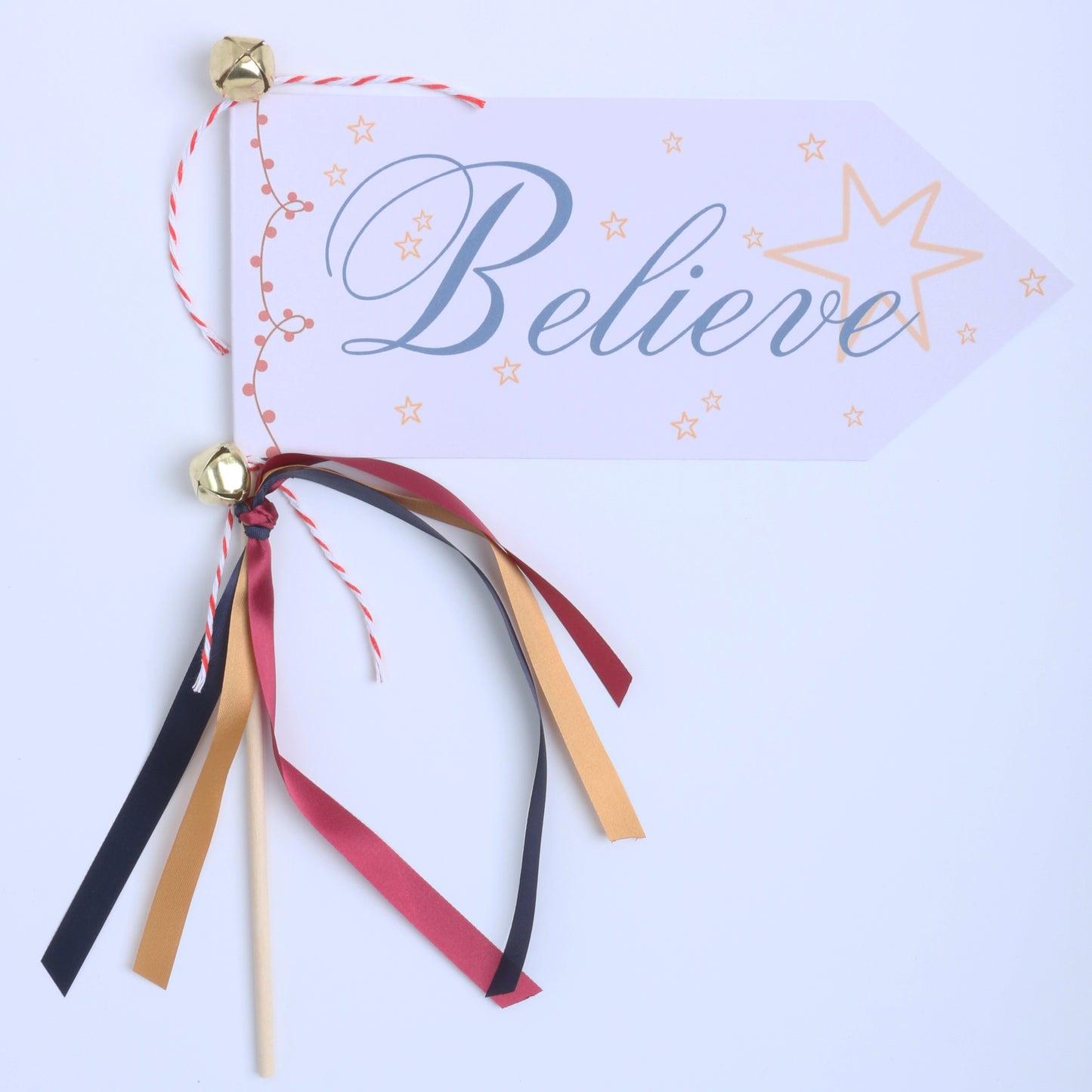 Believe Christmas Pennant Flag