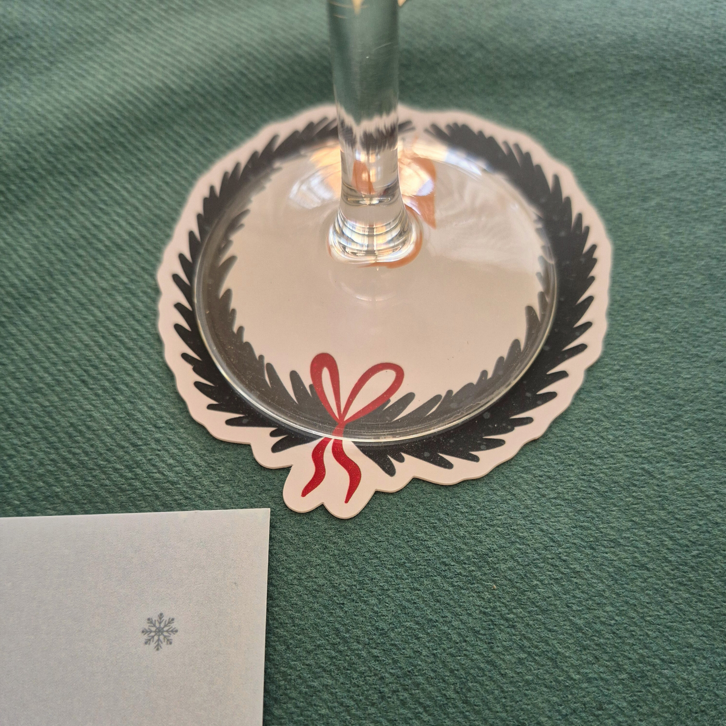 Christmas Wreath Coasters