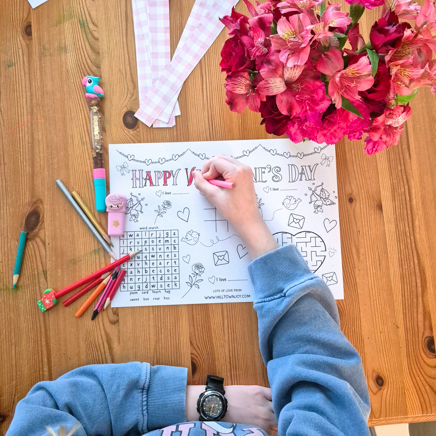 Valentine's Day Activity Sheet - Printable