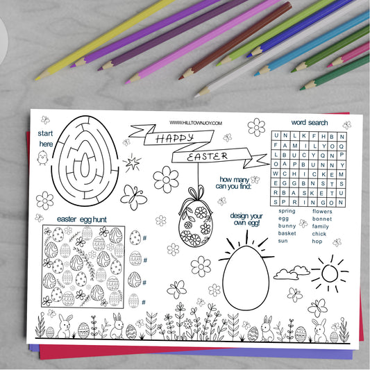Easter Activity Sheet - Printable