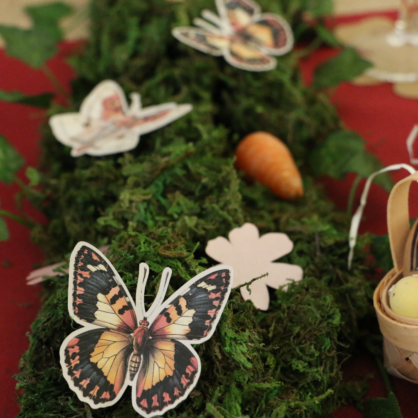 Die Cut Butterfly and Moth Table Accents
