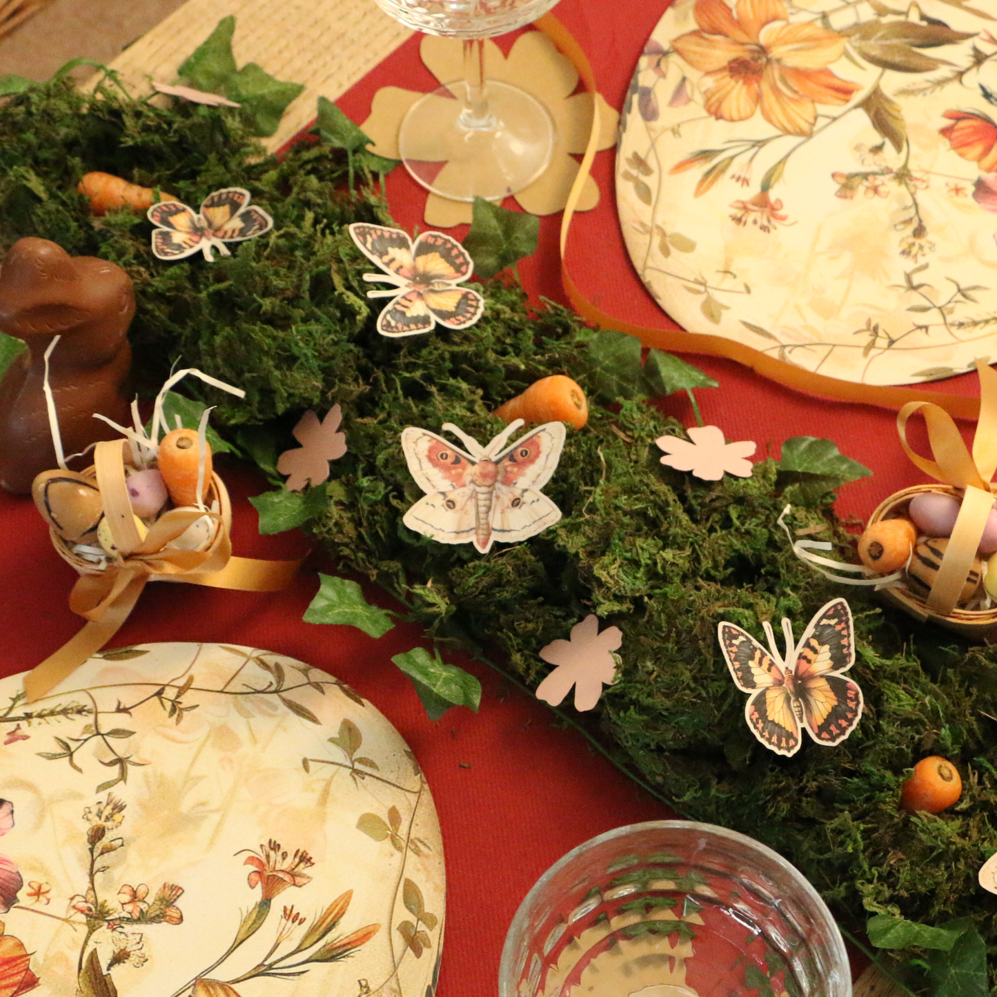 Die Cut Butterfly and Moth Table Accents