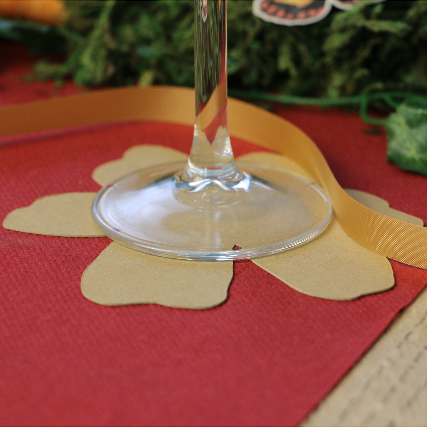 Organic Flower Coasters