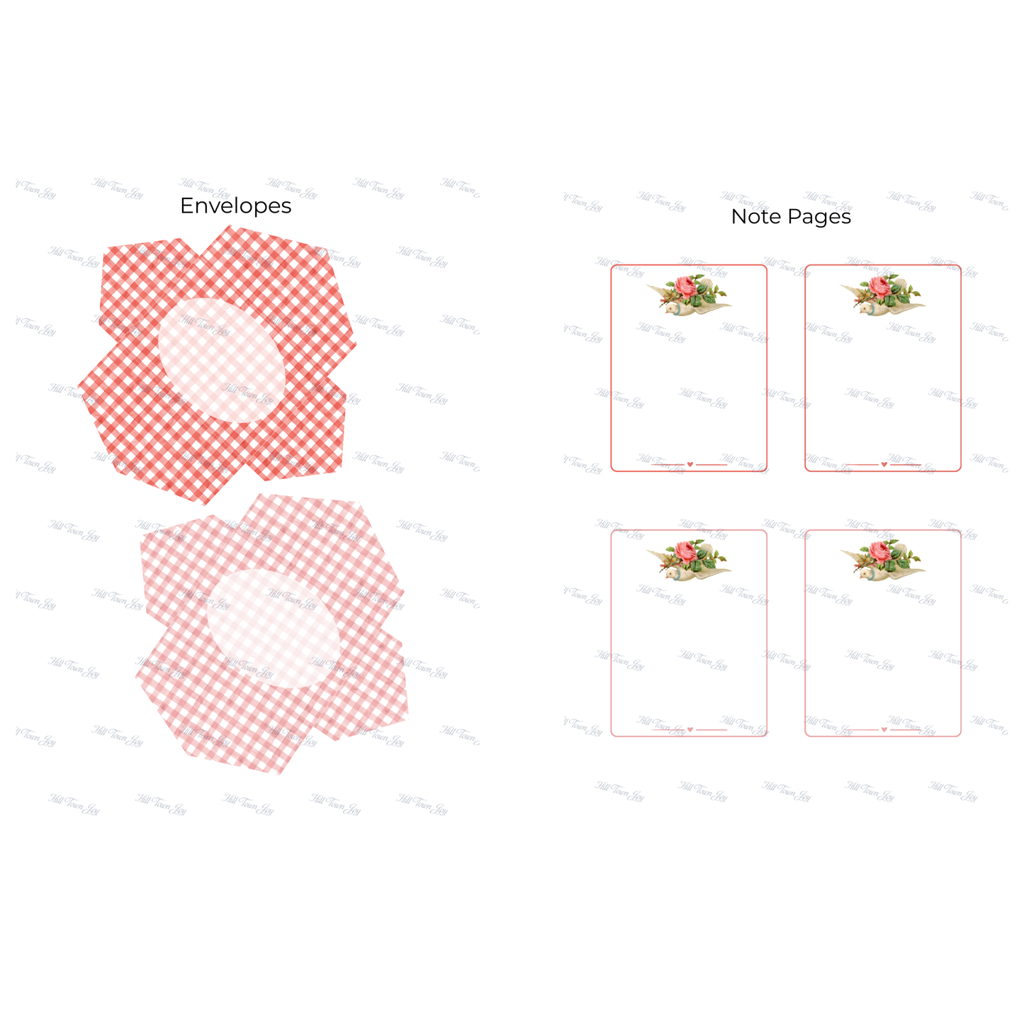 Valentines Mini Love Note and Decor Activity Pack - Printable