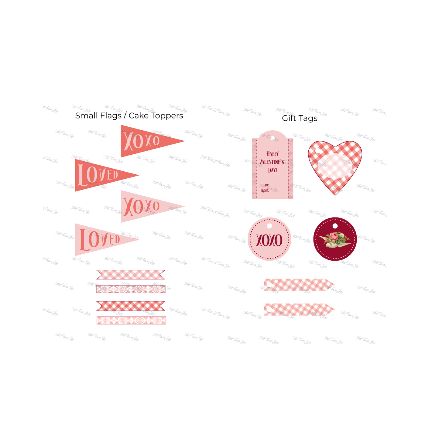 Valentines Mini Love Note and Decor Activity Pack - Printable