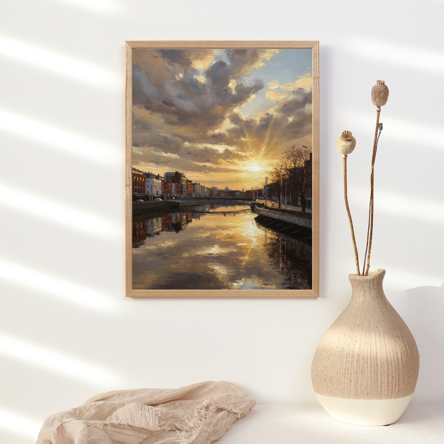 River Liffey Dublin Watercolour - Printable