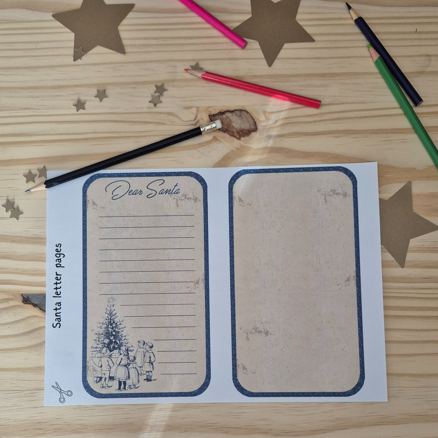 Santa Letter Paper Craft Activity Pack