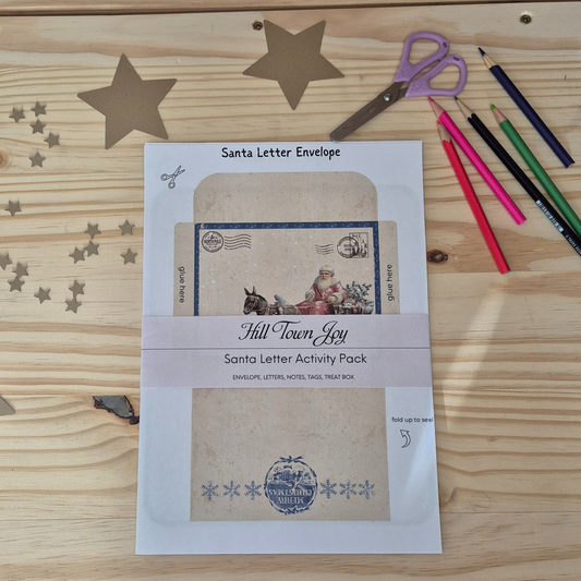 Santa Letter Paper Craft Activity Pack