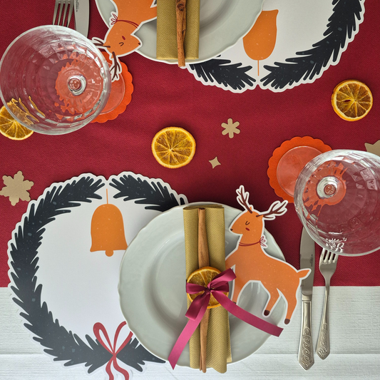 Christmas Wreath Placemats